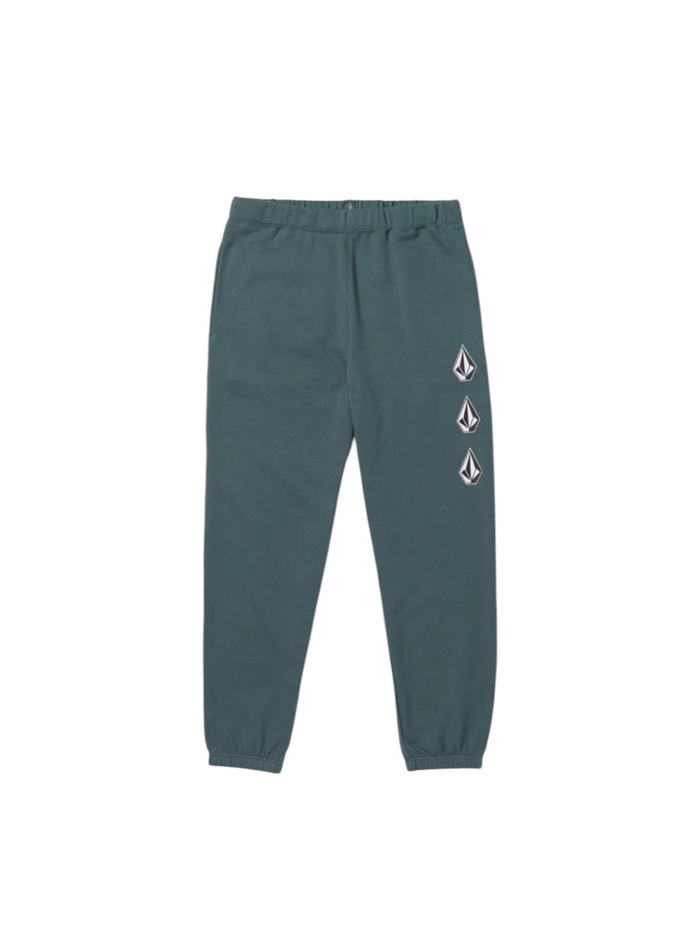EUC Volcom Iconic Stone Fleece Boys Dark Slate Jogger Pants Cozy Sweatpants